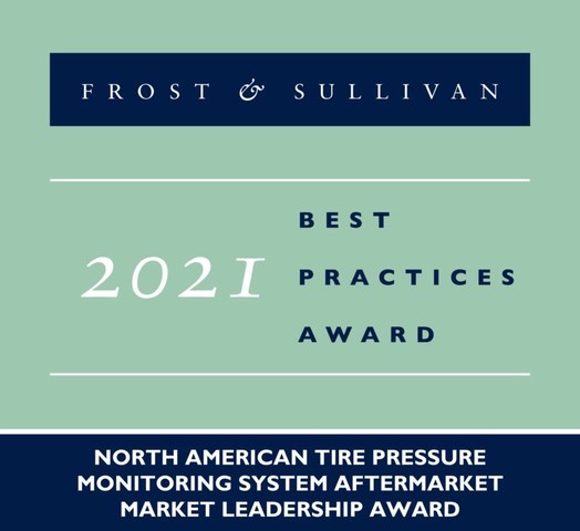 Sensata Technologies and its Aftermarket TPMS Brand Schrader Applauded by Frost & Sullivan for Its Strong Market Presence and Leadership in the Tire Pressure Monitoring System Industry