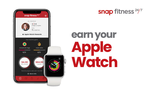 Snap Fitness Announces “Earn Your Apple Watch” Program