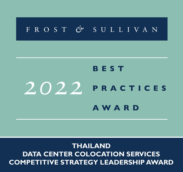 ST Telemedia Global Data Centres (Thailand) Earns Frost & Sullivan’s 2022 Competitive Strategy Leadership Award in the Data Center Colocation Services Market