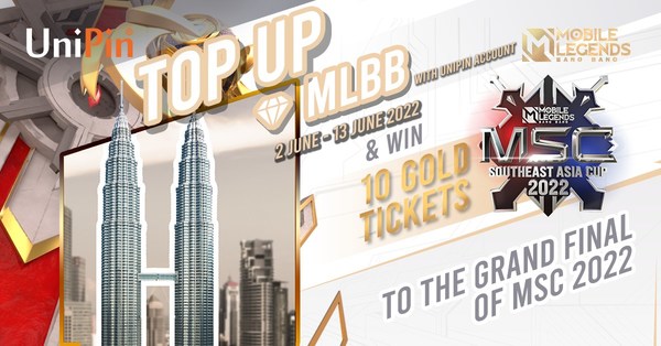 UniPin and Moonton Announce Partnership for the Most Anticipated Mobile Legends: Bang Bang Southeast Asia Cup Tournament, MSC 2022