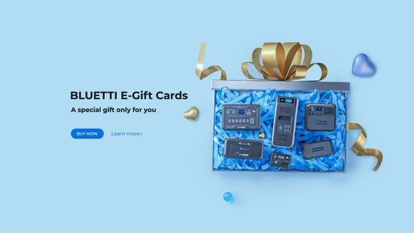 BLUETTI E-Gift Card Released