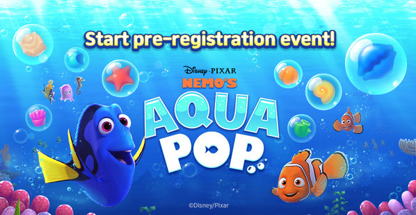 Pre-registration Begins for Mobile Puzzle Game ‘Nemo’s Aqua Pop’