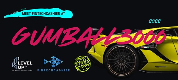 1 Level Up TLC is helping to accelerate FintechCashier brand exposure by attending Gumball rally across the Middle East from 12-20 November 2022