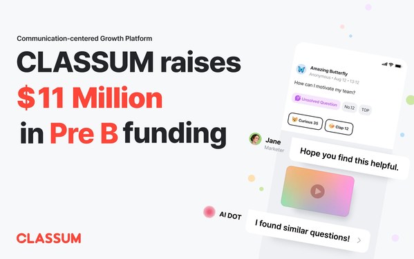 CLASSUM Lands $11M Pre-Series B Funding, Accelerating Interactive Learning