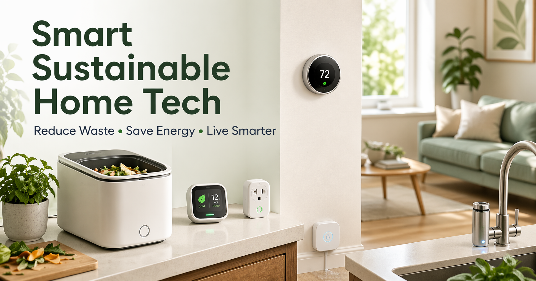Smart Sustainable Home Tech: Practical Gadgets That Help Reduce Waste, Save Energy, and Make Daily Life Easier